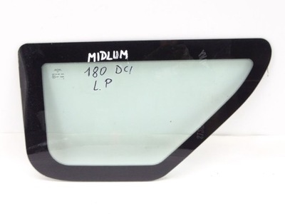 Renault midlum 00-06 скло двері лівий перед нижня фото №1