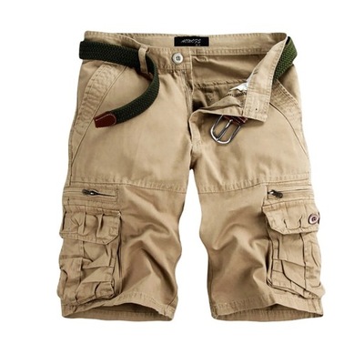 Summer Trendy Men Workwear Shorts Cargo Style Loos