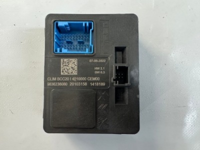 Peugeot 2008 ii модуль блок управления кондиционера 9836236080 фото №1