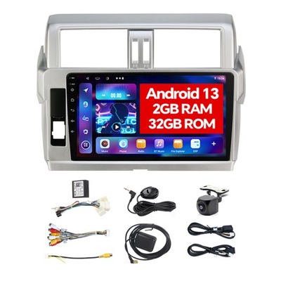 RADIO AUTOMOBILE TOYOTA LAND CRUISER PRADO 150 2013-2017 2DIN ANDROID - milautoparts-fr.ukrlive.com