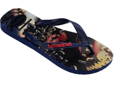 HAVAIANAS MĘSKIE JAPONKI GRANATOWE WZÓR 43/44 ŻLA