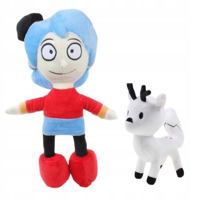 pluszowa zabawka figurka Hilda białe jelenie
