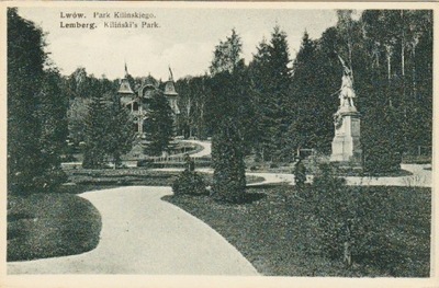 LWÓW. PARK KILIŃSKIEGO, 191-?