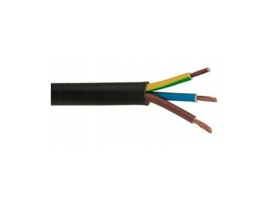 Przewód kabel gumowy linkowy OWżo 3x1,5 H05RR-F 1mb