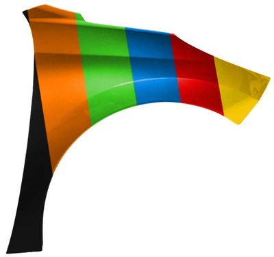 Крила правий do peugeot 207 06-13 w kolorze фото №1