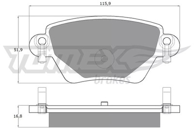 TRINKELĖS HAM.FORD MONDEO 00- 