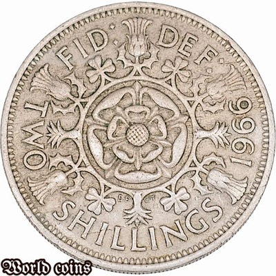 2 SHILLINGS 1966