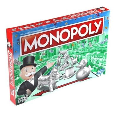 Oryginalna Gra Monopoly Classic Standard Wersja PL