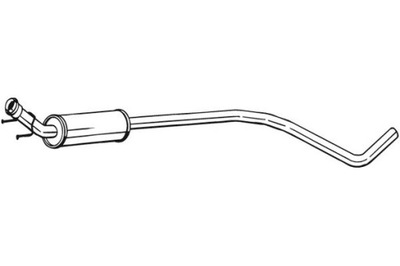 BOSAL SILENCIADOR SISTEMAS DE ESCAPE CENTRAL DS DS 4 CITROEN C4 C4 I C4  