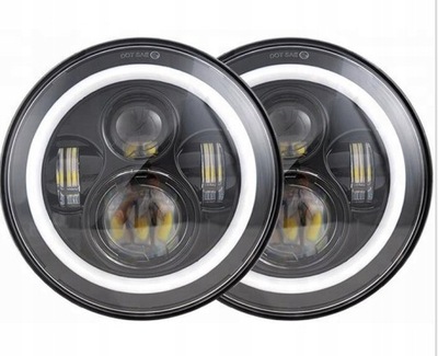 REJILLAS WRANGLERA FARO AUTO DIODO LUMINOSO LED  