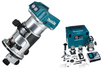 MAKITA FREZARKO-WYCINARKA LXT 18V, 6/8mm, 2x 5,0Ah DRT50RTJX2