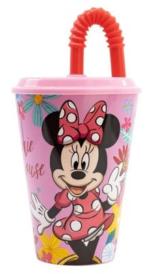 MYSZKA MINNIE KUBEK ZE SŁOMKĄ BIDON 430 ml DISNEY