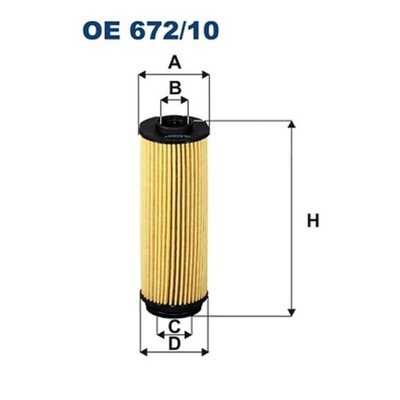 FILTER OILS FILTRON OE 672/10  