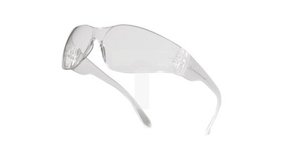 Okulary ochronne z poliwęglanu bezbarwne UV400 BRAVA2 CLEAR BRAV2IN