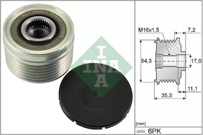 INA 535 0039 10 RATAS SKRIEMULYS ALTER.JUMPER 2.0HDI 02- 