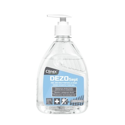 Clinex DEZOSEPT - Żel do dezynfekcji rąk - 500 ml