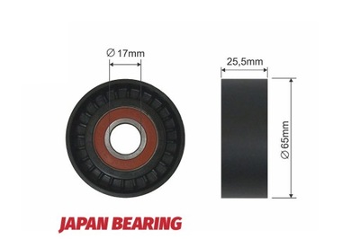 Ролик натяжителя ремень многоручейковый citroen c5 ii, c5 iii, фото №1