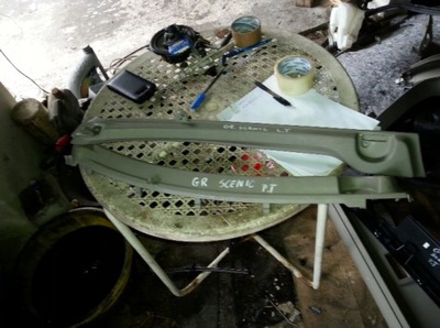 Grand scenic ii - защита порог задняя левая правая фото №1