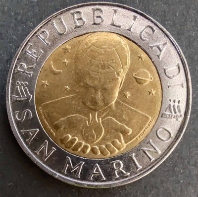 0263 - San Marino 500 lirów, 1996