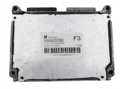 Блок управления chevrolet aveo 1.4 96930403 f3 программирование фото №1