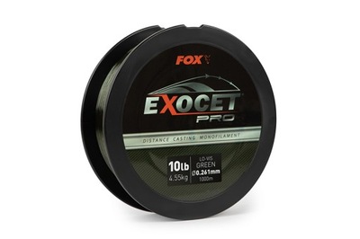 Żyłka Exocet Pro 0,261mm 10lb 4,55kg 1000m Fox