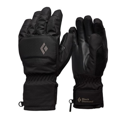 Rękawice narciarskie z membraną Black Diamond Mission Gloves czarne S