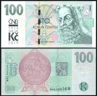 CESKA-REPUBLIKA-100-KORUN-P-28-UNC-2019
