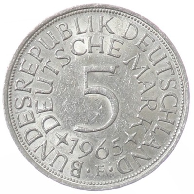 5 marek - Niemcy - 1965 rok - F