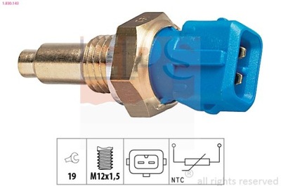 SENSOR TEMPERATURE FLUID COOLING OPEL ASTRA, FIAT 1-830-143  