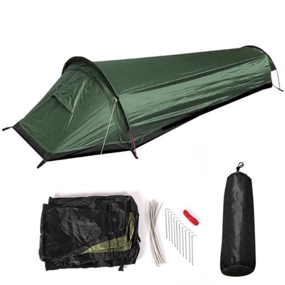 Namiot 1 osobowy namiot kempingowy wodoodporny ultralekki 220x50cm