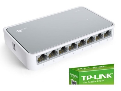 TP-Link TL-SF1008D SWITCH 8 PORTÓW Desktop 8P