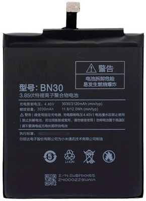 Bateria XIAOMI BN30 REDMI 4A 3030mAh