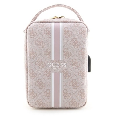 Uniwersalna torba podróżna Guess 4G Stripes w kolorze różowym