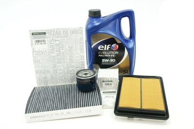 Фільтри kadjar 1.5 dci elf 5w30 оригінал kpl фото №1