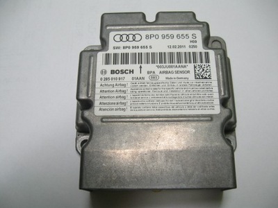 AUDI A3 8P MÓDULO SENSOR BOLSAS DE AIRE 8P0959655S  