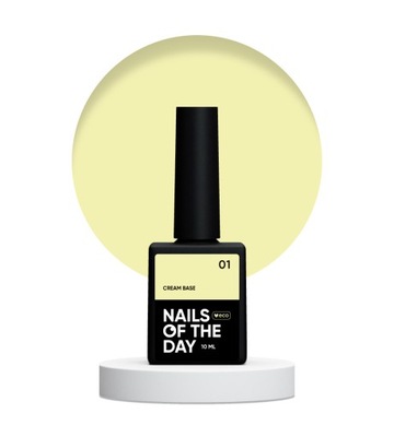 Baza hybrydowa NAILSOFTHEDAY Cream base 01, 10 ml