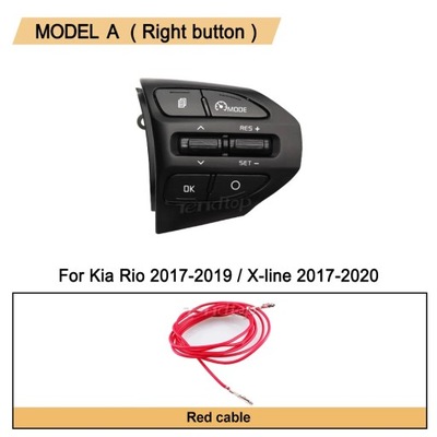 PARA KIA K2 RIO IKSLAIN AUGUST X-LINE LUXE RED LINE STEERING WHEEL CR~64859  