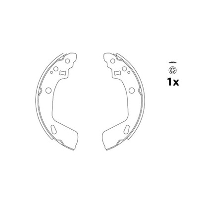 Тормозные колодки тормозные задняя suzuki swift iv 10- фото №1