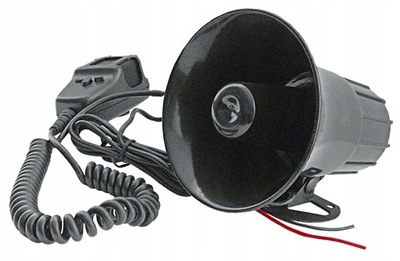 Megafon j2r80 сирена 12v з мікрофоном 3-tonowy фото №1