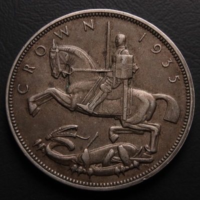 ANK GEORGE V CROWN KORONA 1935 s. II