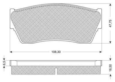 RAICAM RA.0498.0 TRINKELĖS STABDŽIŲ PRIEK. NISSAN SUNNY IŠPARDAVIMAS 