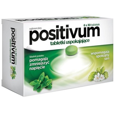 Positivum tabletki uspokajające nerwy sen 180 tabl