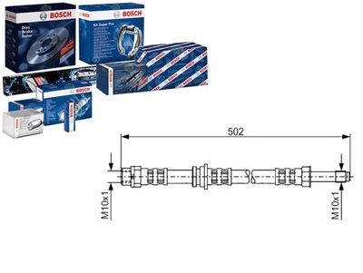 BOSCH FIL DE FREIN ELAST. BMW 3 (E36) 3 (E46) - milautoparts-fr.ukrlive.com