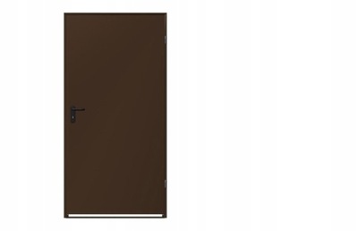 Drzwi wewnętrzne stalowe ZK-ISO 90x200CM brąz HORMANN