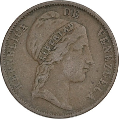 3.VENEZUELA, 1 CENTAVO 1852