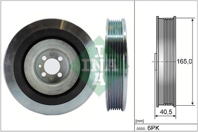 RUEDA POLEA OPEL ASTRA H SIGNUM VECTRA C 1.9 CDTI  