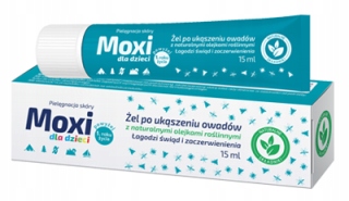 MOXI żel dla dzieci komary kleszcze meszki 15 ml