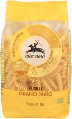 Makaron semolinowy FUSILLI BIO 500g Alce Nero