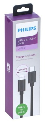 USB-Kabel USB-C-USB-C Philips 1,2 m