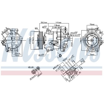 КОМПРЕСОР КОНДИЦІОНЕРА ASTRA J INSIGNIA A 08-17